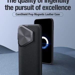 خرید قاب چرمی مگنتی کمرا استند نیلکین Huawei Pura 70 Pro Plus مدل CamShield Prop Leather Magnetic