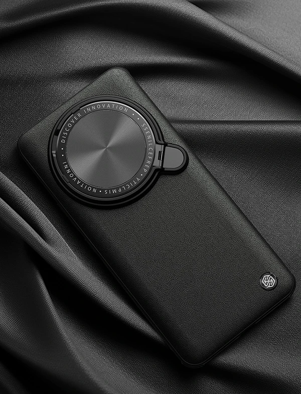 خرید قاب چرمی مگنتی کمرا استند نیلکین Xiaomi 14 Ultra مدل CamShield Prop Leather Magnetic