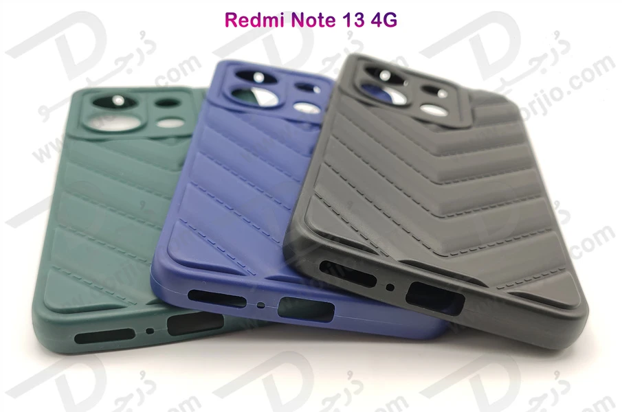 خرید قاب ژله ای برجسته Xiaomi Redmi Note 13 4G طرح Rhombus
