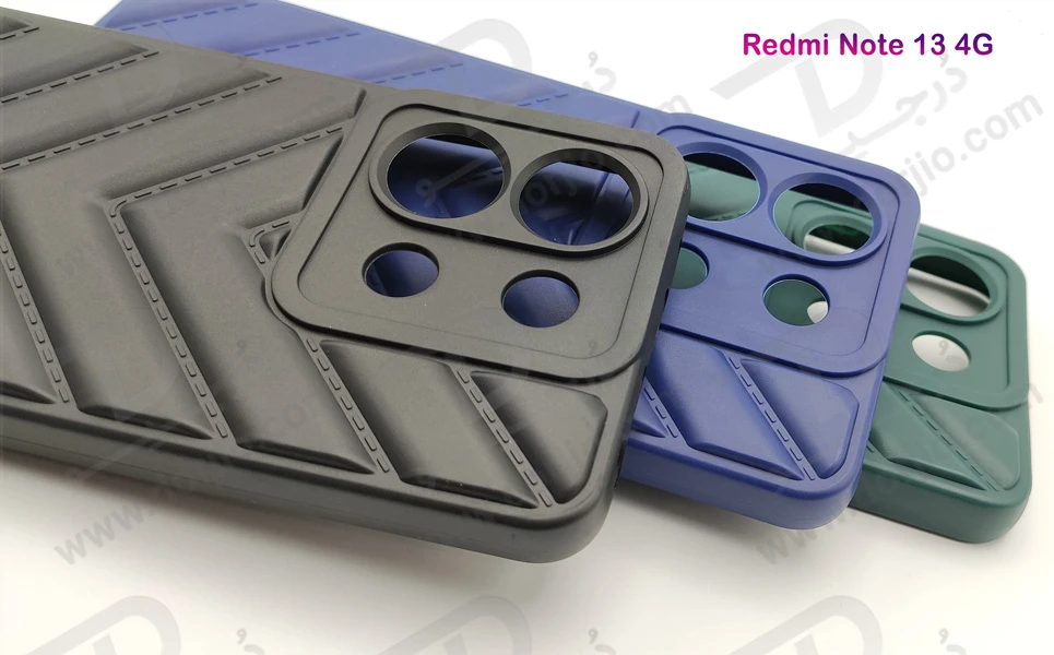خرید قاب ژله ای برجسته Xiaomi Redmi Note 13 4G طرح Rhombus