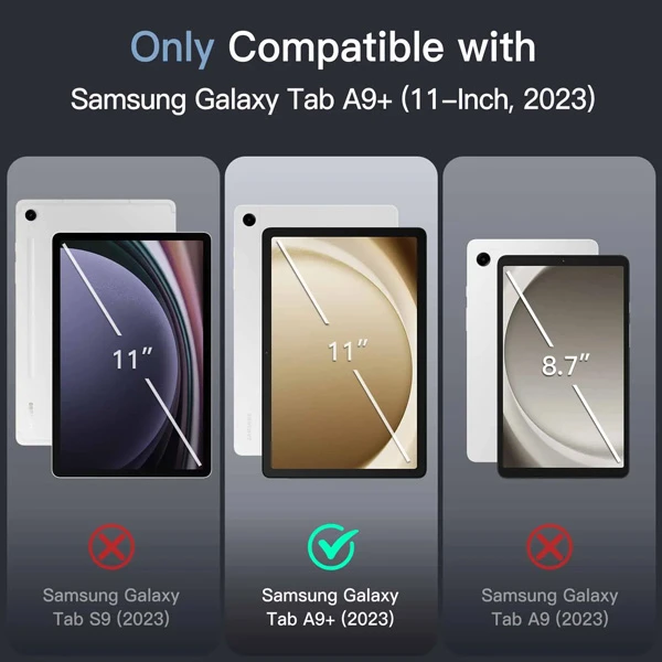 خرید قاب ژله ای شفاف تبلت Samsung Galaxy Tab A9 Plus-Dorjio