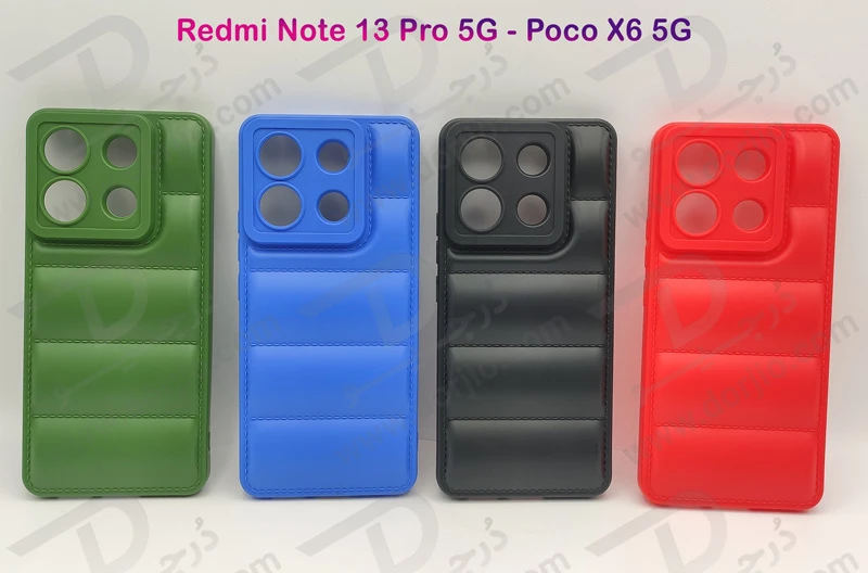 خرید قاب ژله ای پافری Xiaomi Poco X6 5G مدل TPU Puffer