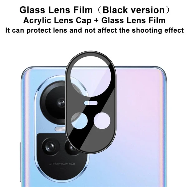 خرید محافظ لنز 9H شیشه ای Oppo Reno10 مدل 3D
