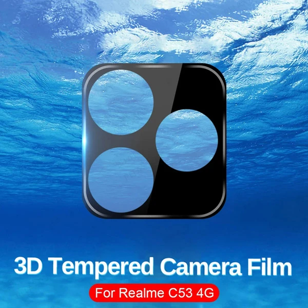 خرید محافظ لنز 9H شیشه ای Realme C53 مدل 3D