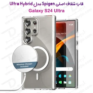 خرید کریستال کاور شفاف Samsung Galaxy S24 Ultra مارک Spigen مدل Neo Hybrid