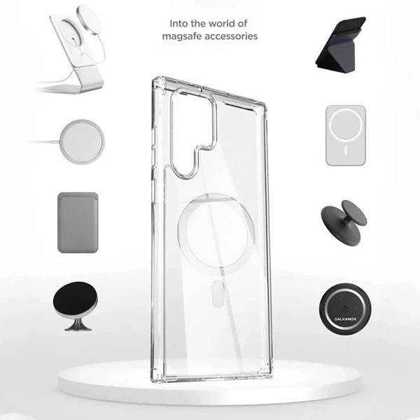 خرید کریستال کاور شفاف Samsung Galaxy S24 Ultra مارک Spigen مدل Neo Hybrid