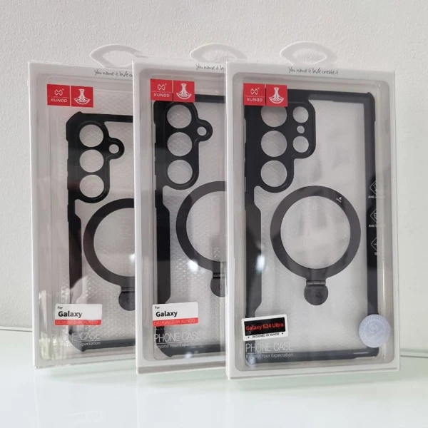 خرید گارد شفاف رینگ استند مگ سیف Samsung Galaxy S23 FE مارک XUNDD سری Beatle Magnetic Holder