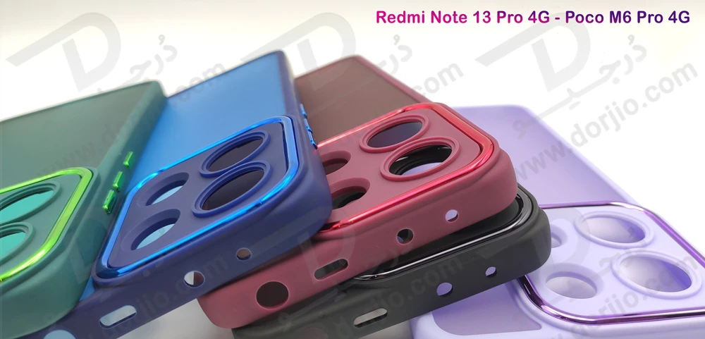 خرید گارد نیمه شفاف مات Xiaomi Redmi Note 13 Pro 4G مدل New Skin