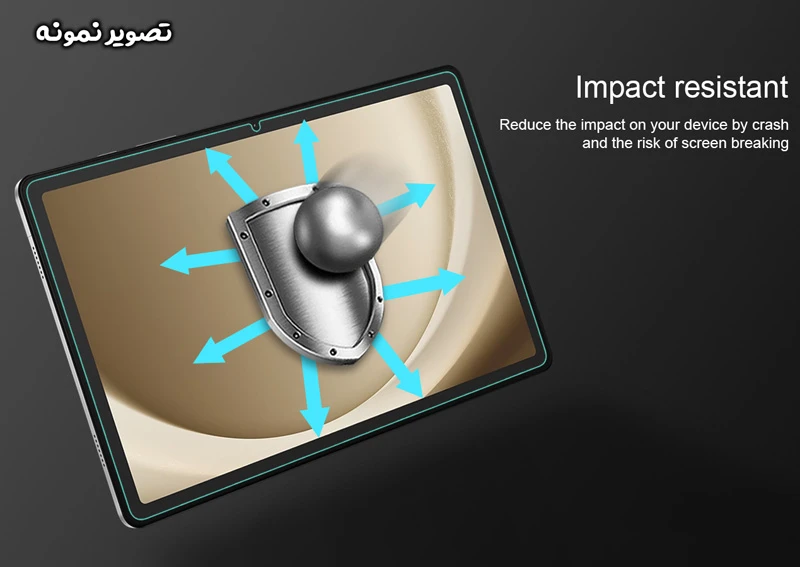 خرید گلس شیشه ای شفاف تبلت Samsung Galaxy Tab A9 Plus