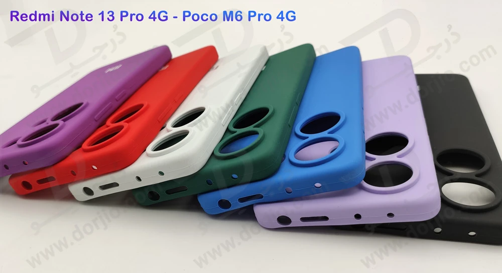 خرید قاب محافظ سیلیکونی اصلی Xiaomi Redmi Note 13 Pro 4G