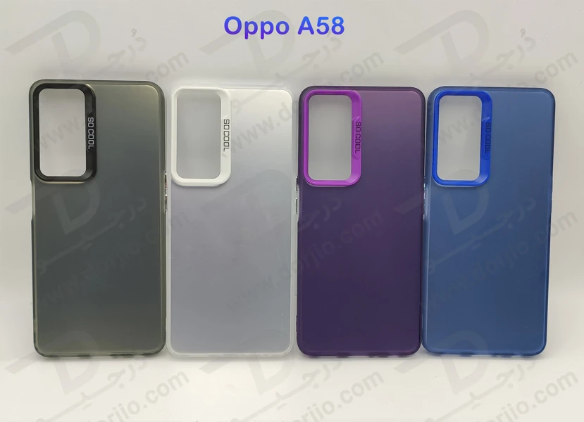 خرید قاب پشت مات Oppo A58 مدل New Skin