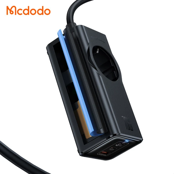 خرید محافظ برق و آداپتور شارژ 70 وات Gan مک دودو مدل Mcdodo CH-4620