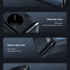 خرید چند راهی محافظ برق 2 پورت و آداپتور شارژ 70 وات Gan مک دودو مدل Mcdodo CH-4610