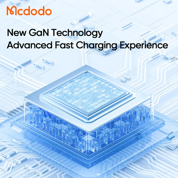 خرید چند راهی محافظ برق 2 پورت و آداپتور شارژ 70 وات Gan مک دودو مدل Mcdodo CH-4610
