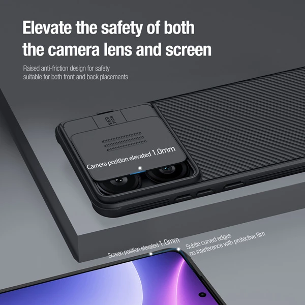خرید گارد ضد ضربه نیلکین Xiaomi Poco F6 مدل Camshield Pro