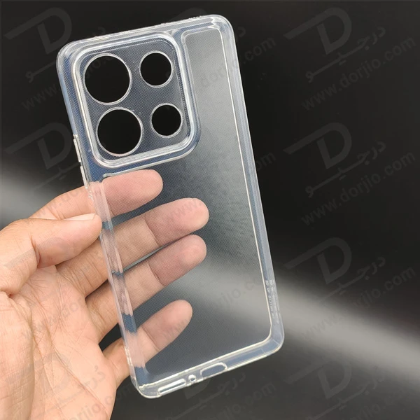 خرید گارد ژله ای شفاف با محافظ دوربین Xiaomi Redmi Note 13 5G