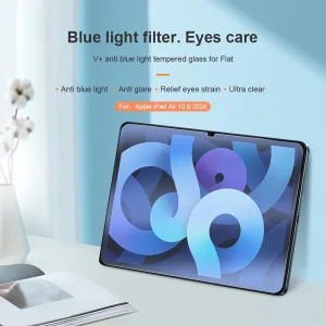 خرید گلس شیشه ای نیلکین تبلت iPad Air 11 2024 مدل V+ Anti Blue Light