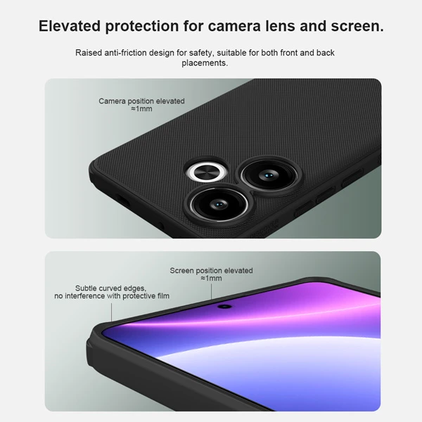 خرید قاب ضد ضربه مغناطیسی نیلکین Xiaomi Redmi Turbo 3 مدل Super Frosted Shield Pro Magnetic