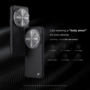 خرید قاب ضد ضربه کمرا استند نیلکین Xiaomi 14 Ultra مدل CarboProp