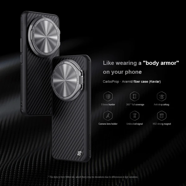 خرید قاب ضد ضربه کمرا استند نیلکین Xiaomi 14 Ultra مدل CarboProp