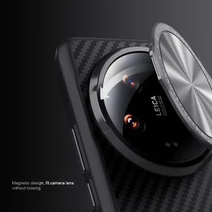 خرید قاب ضد ضربه کمرا استند نیلکین Xiaomi 14 Ultra مدل CarboProp