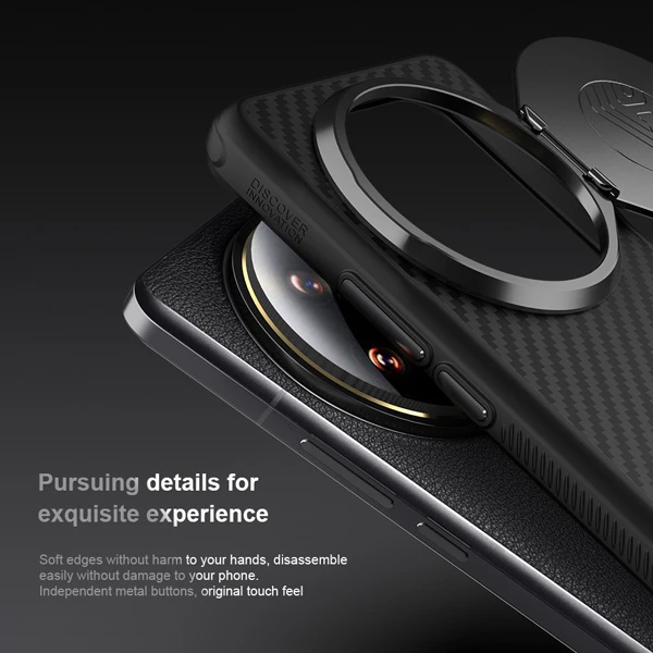 خرید قاب ضد ضربه کمرا استند نیلکین Xiaomi 14 Ultra مدل CarboProp