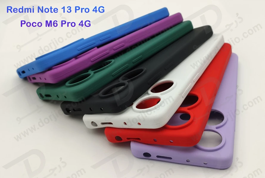 خرید قاب محافظ سیلیکونی اصلی Xiaomi Poco M6 Pro 4G