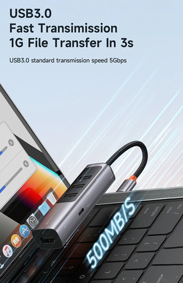 خرید هاب تبدیل 5 کاره تایپ سی 100 وات مارک Mcdodo HU-1120 با پشتیبانی از OTG موبایل خرید هاب تبدیل 5 کاره تایپ سی 100 وات مارک Mcdodo HU-1120 با پشتیبانی از OTG موبایل