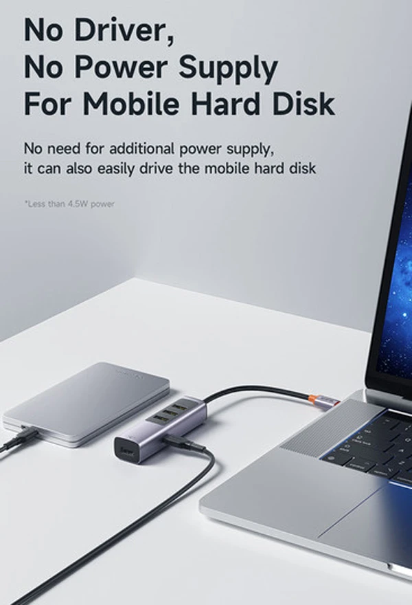 خرید هاب تبدیل 5 کاره تایپ سی 100 وات مارک Mcdodo HU-1120 با پشتیبانی از OTG موبایل