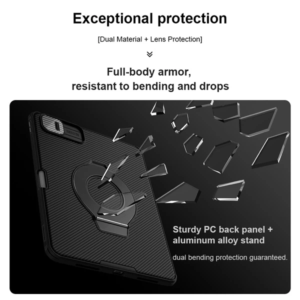 خرید گارد رینگی مگنتی نیلکین تبلت iPad Air 5 2022 مدل Camshield Pad