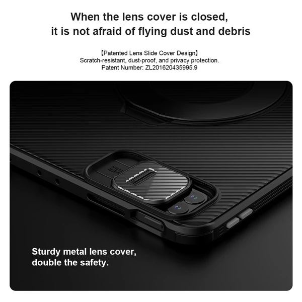 خرید گارد رینگی مگنتی نیلکین تبلت iPad Air 5 2022 مدل Camshield Pad خرید گارد رینگی مگنتی نیلکین تبلت iPad Air 5 2022 مدل Camshield Pad