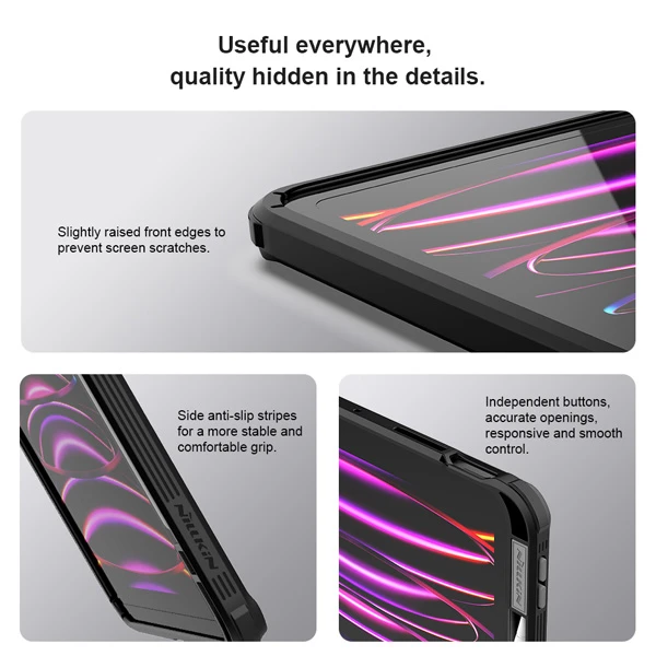 خرید گارد رینگی مگنتی نیلکین تبلت iPad Air 5 2022 مدل Camshield Pad