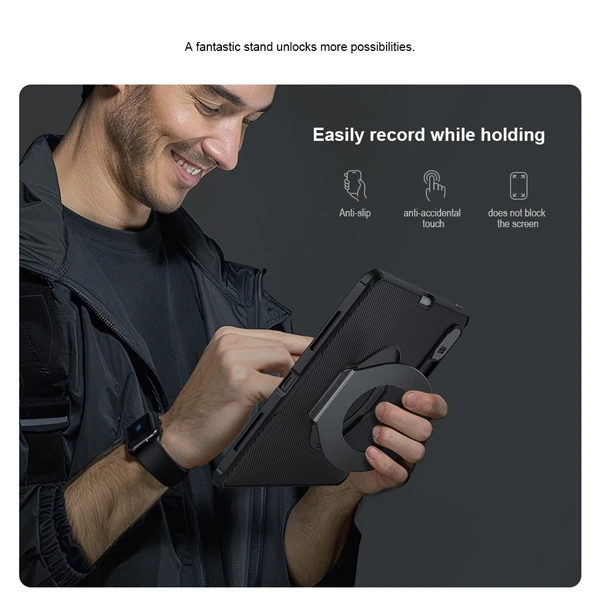 خرید گارد رینگی مگنتی نیلکین تبلت iPad Air 5 2022 مدل Camshield Pad