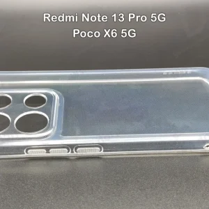 خرید گارد ژله ای شفاف با محافظ دوربین Xiaomi Poco X6 5G