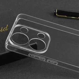 خرید گارد ژله ای شفاف با محافظ دوربین Xiaomi Redmi Note 13 Pro 4G