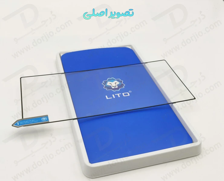 خرید گلس شیشه ای Samsung Galaxy S24 Ultra مارک LITO مدل 3D Full Cover