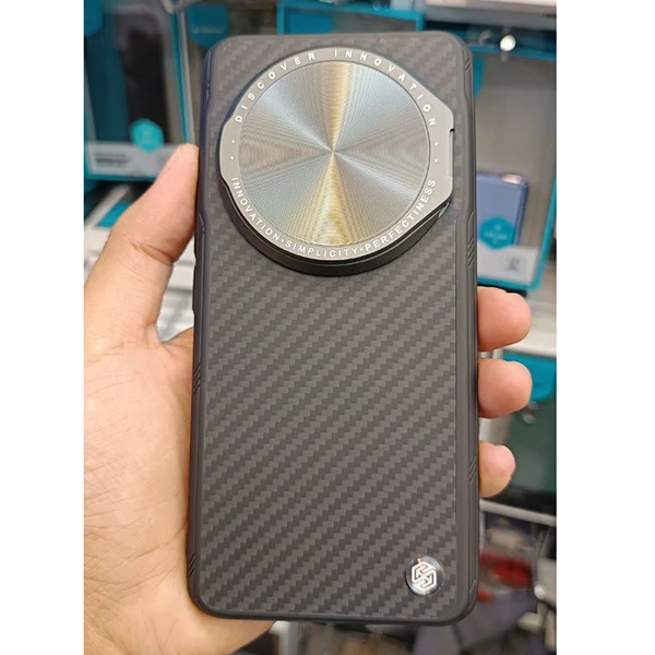 خرید قاب ضد ضربه کمرا استند نیلکین Xiaomi 14 Ultra مدل CarboProp
