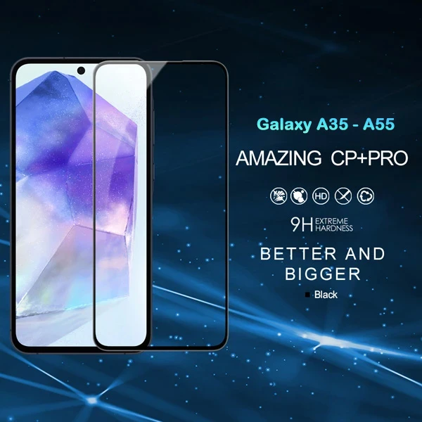 خرید گلس شیشه ای نیلکین Samsung Galaxy A55 مدل CP+PRO Tempered Glass-Dorjio