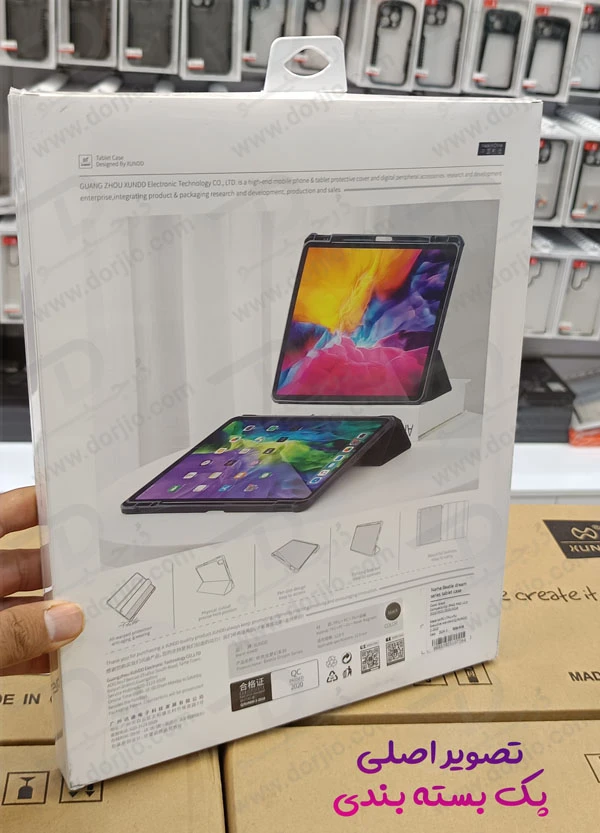 خرید فلیپ کاور پشت شفاف ضد ضربه تبلت iPad Pro 11 2022 مارک XUNDD سری Beatle Dream