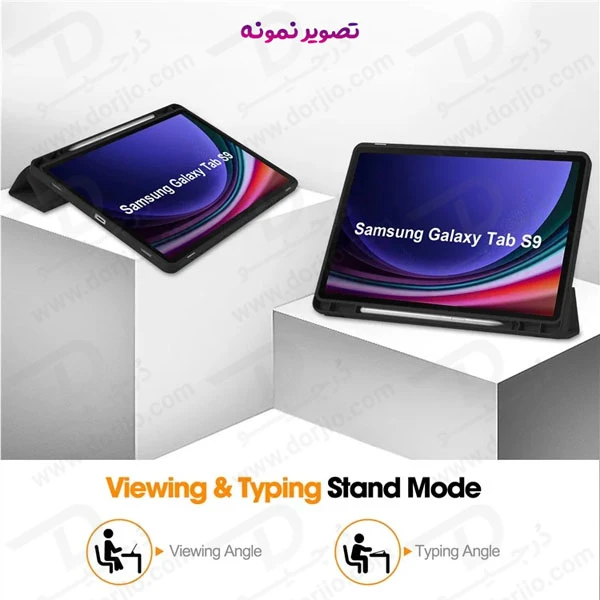 خرید فلیپ کاور چرمی تبلت Samsung Galaxy Tab S9 مارک XUNDD سری Leather
