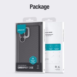 خرید گارد ضد ضربه کمرا استند نیلکین Samsung Galaxy S24 Ultra مدل CarboProp