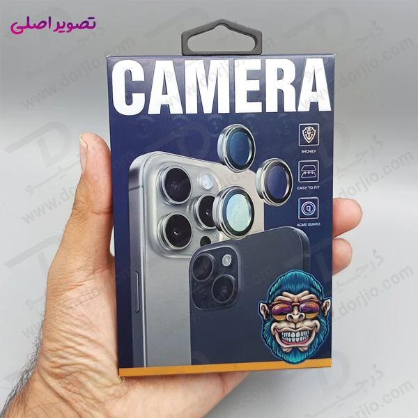 خرید محافظ لنز دوربین رینگی iPhone 14 Pro Max مدل Monkey
