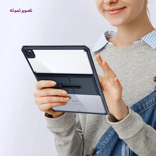 خرید کریستال شیلد شفاف پایه دار تبلت iPad Pro 11 مارک XUNDD سری Beatle