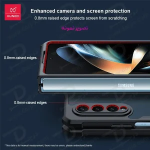 خرید کریستال شیلد شفاف Samsung Galaxy Z Fold 4 مارک XUNDD سری Beatle