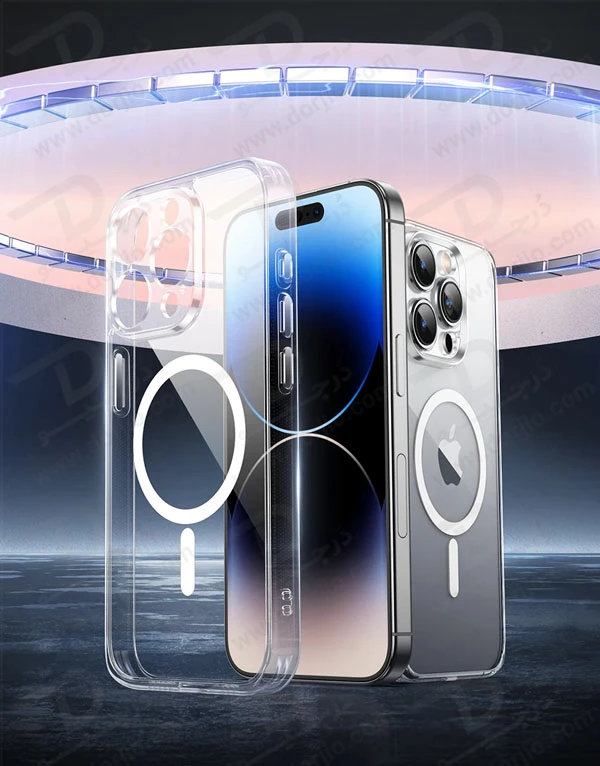 خرید کریستال کاور شفاف مگ سیف iPhone 14 Pro مارک XUNDD مدل Ice