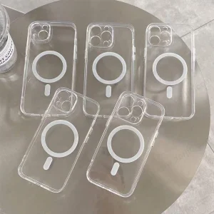 خرید کریستال کاور شفاف مگ سیف iPhone 14 Pro مارک XUNDD مدل Ice