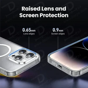 خرید کریستال کاور شفاف مگ سیف iPhone 14 Pro مارک XUNDD مدل Ice
