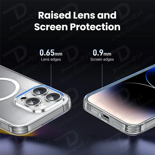 خرید کریستال کاور شفاف مگ سیف iPhone 14 Pro مارک XUNDD مدل Ice