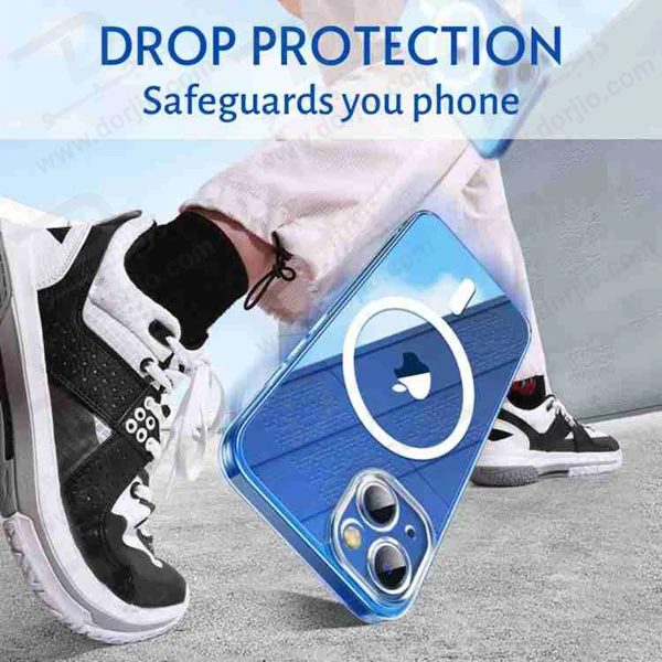 خرید کریستال کاور شفاف مگ سیف iPhone 15 مارک XUNDD مدل Ice