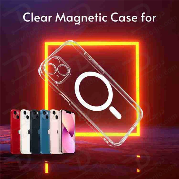 خرید کریستال کاور شفاف مگ سیف iPhone 15 مارک XUNDD مدل Ice
